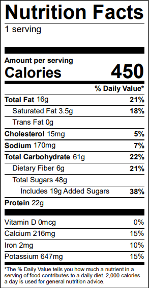 Nutrition Label